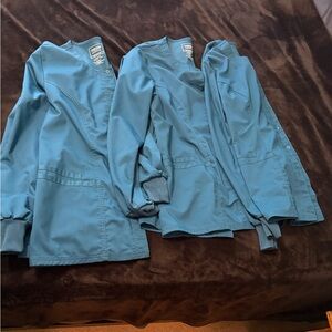 Blue Snap-Front Jacket -set of 3